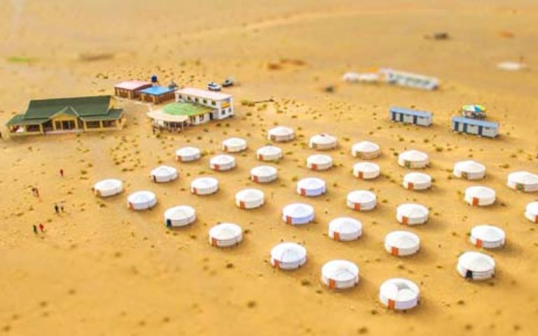 Was ist der Jurten camp (Ger camp)?