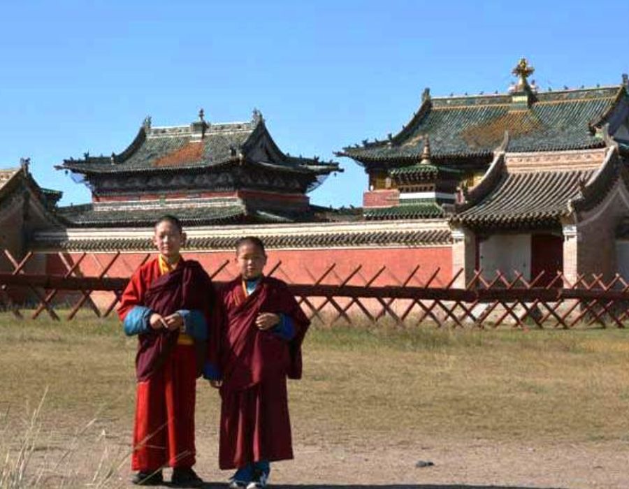 Das Kloster Erdene Dsuu, Mongolei