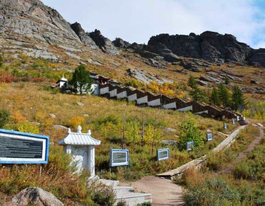 Ariyapala tempel in Terelj Nationapark