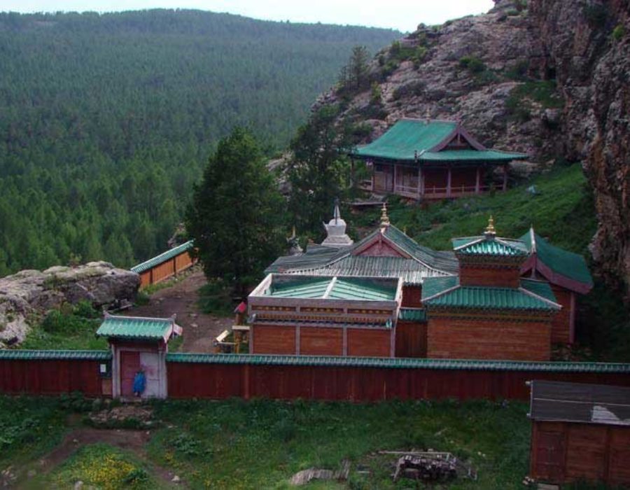 Tuvkhun Kloster In Der Mongolei