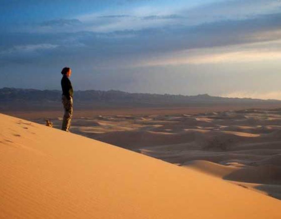 Khongor Sand Dunes in Wüste Gobi, Mongolei