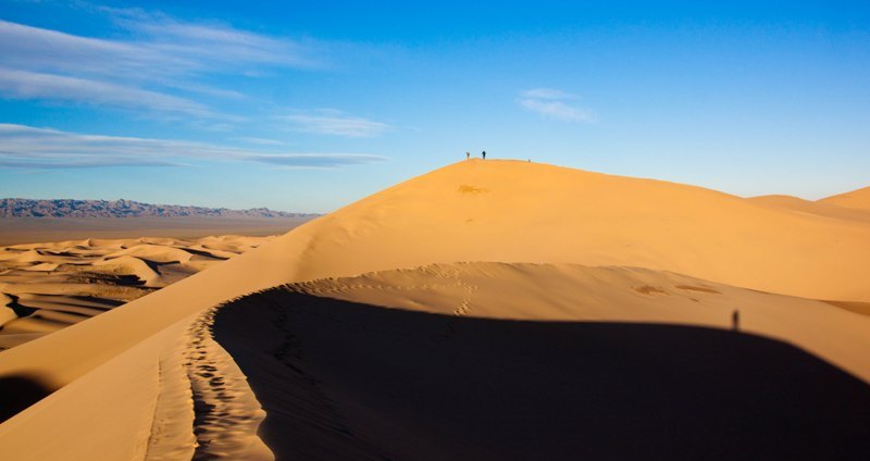 Khongor Sand Dunes in Wüste Gobi, Mongolei