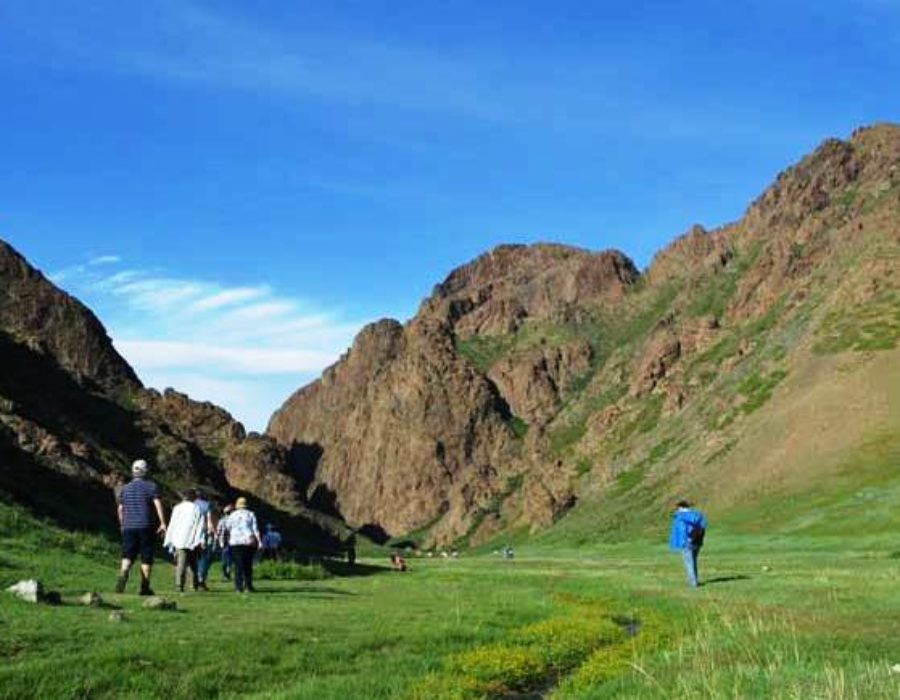 Yolyn Am Schluchten in Wüste Gobi