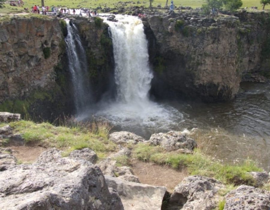 Orkhon Wasserfall in Mongolei