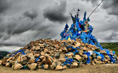 MONGOLEI STEINHAUFEN/OVOO/