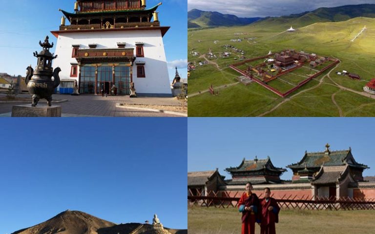 WICHTIGSTE BUDDHISTISCHE TEMPEL UND KLOSTER IN DER MONGOLEI