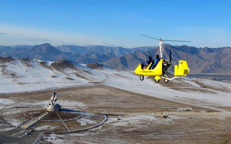 Fliegen in der Mongolei