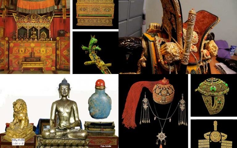 Mongolisches traditionelles Handwerk