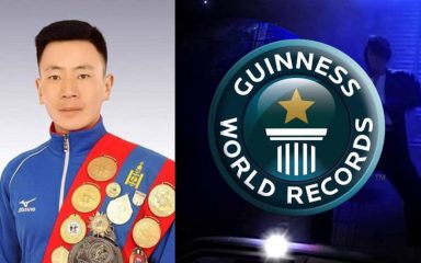 Mongolischer Soldat stellt neuen Guinness-Weltrekord auf