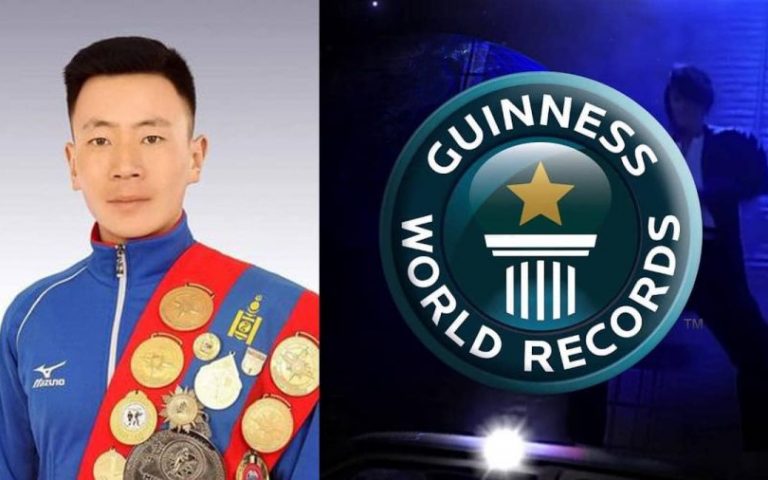 Mongolischer Soldat stellt neuen Guinness-Weltrekord auf